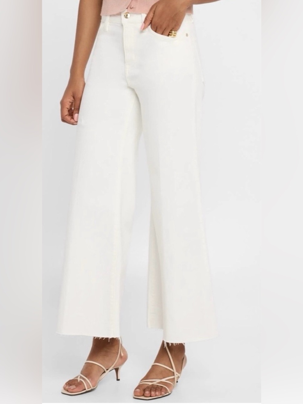 Frame Denim La Palazzo Crop Jeans